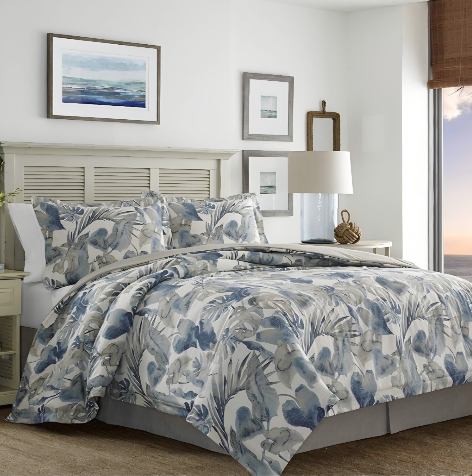 NEW Tommy Bahama | Raw Coast Collection | King Duvet Cover & 2 Shams Set -Cotton gallery