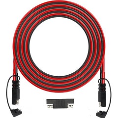 25FT SAE Extension Cable, SAE Connector with Dust Cover, Solar Wiring Adapter…