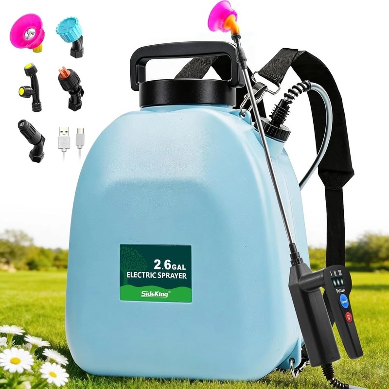 Versatile Battery Powered Backpack Sprayer - Perfect for Weeds & Pest Control gallery