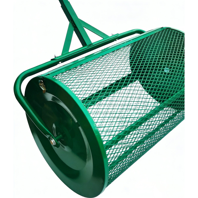 24In Compost and Peat Moss Spreader Roller Top Dressing Lawn and Garden Spreader gallery