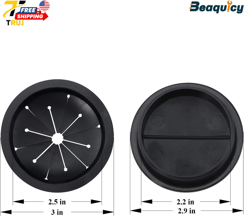 Garbage Disposal Splash Guards Kitchen Sink Stopper 3Pack Whirlaway Waste King gallery