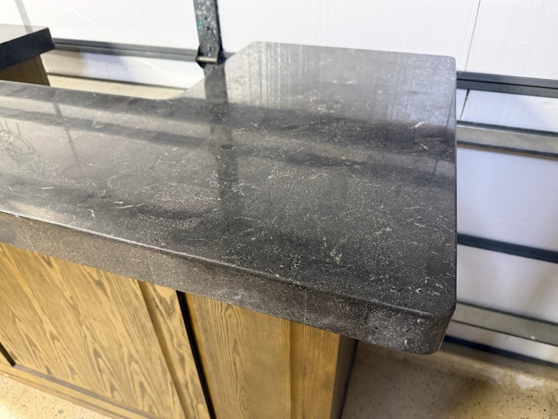 Montibello Bluestone Marble Pattern Home bar gallery