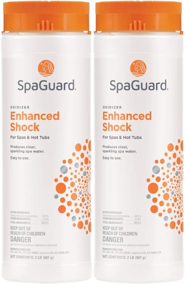 SpaGuard Enhanced Shock Spas & Hot Tubs Oxidizer 2 lb - 2 Pack gallery