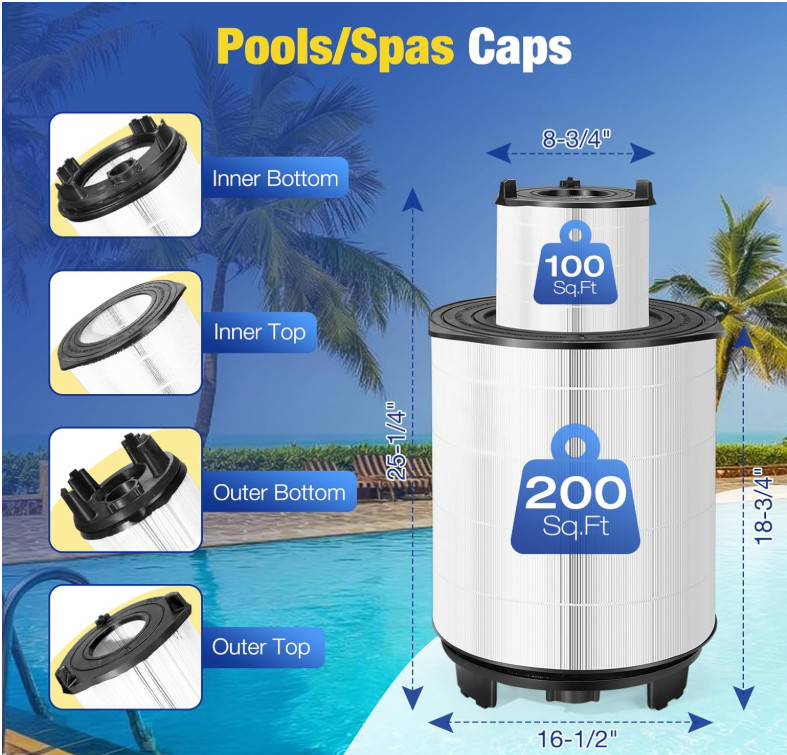 S7M120 System 3 Pool Filter Replacement Kit, Compatible with Sta-Rite 25021-0200 gallery