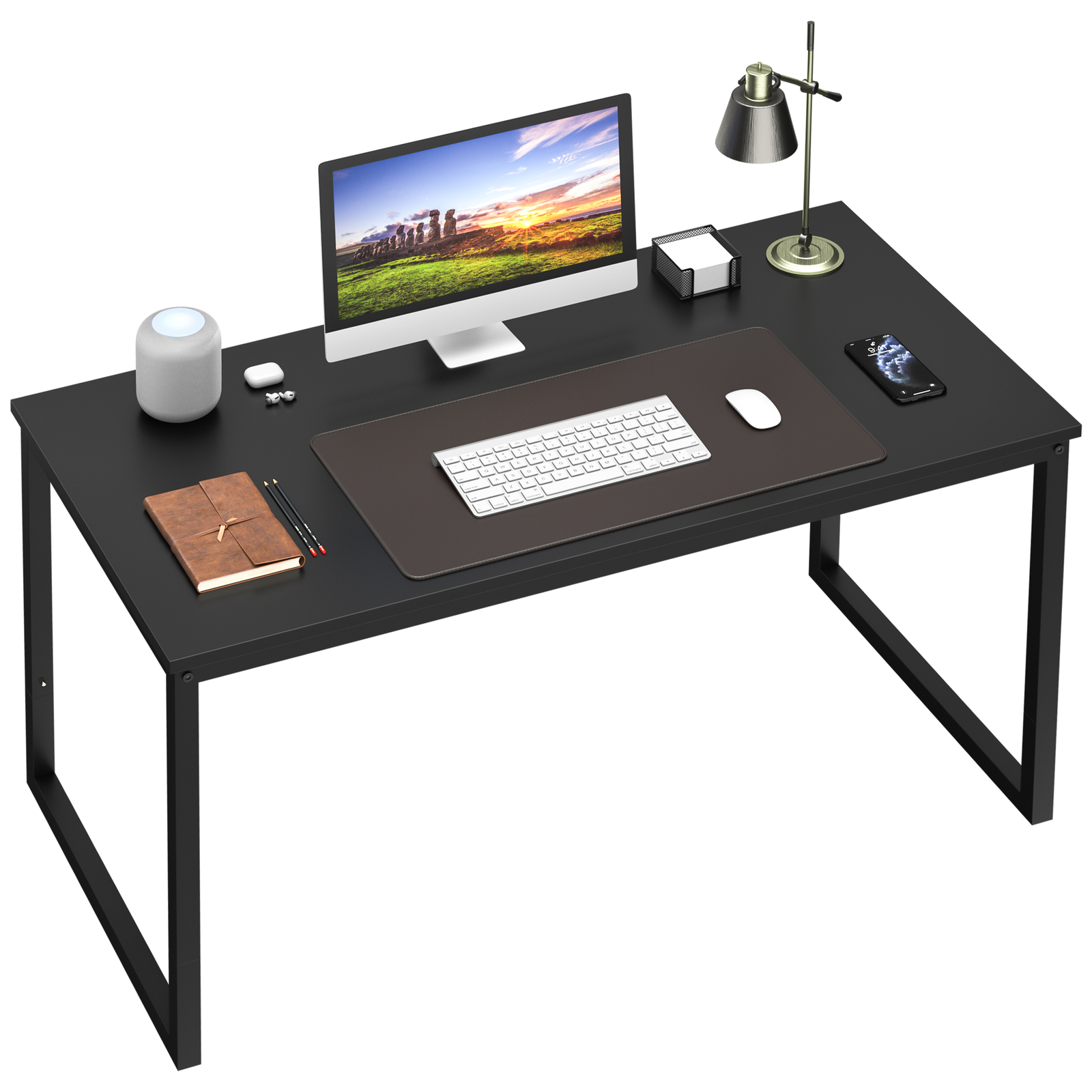47"/55" Computer Desk Laptop PC Table Study Writing Office Desk for Home 2 Color gallery
