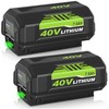 2Pcs 7500mah Li-ion Battery For Ryobi 40V OP4050 OP40602 OP40261 OP4060 OP4030 gallery