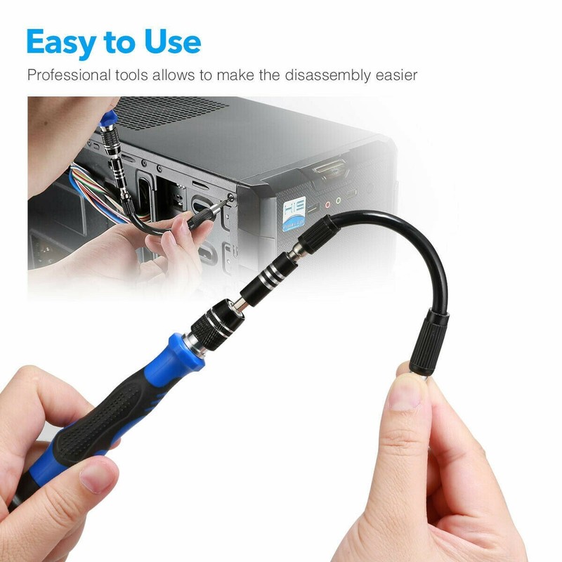 62 in 1 Precision Screwdriver Set Computer Repair Tool Kit Acssart Magnetic Bit gallery