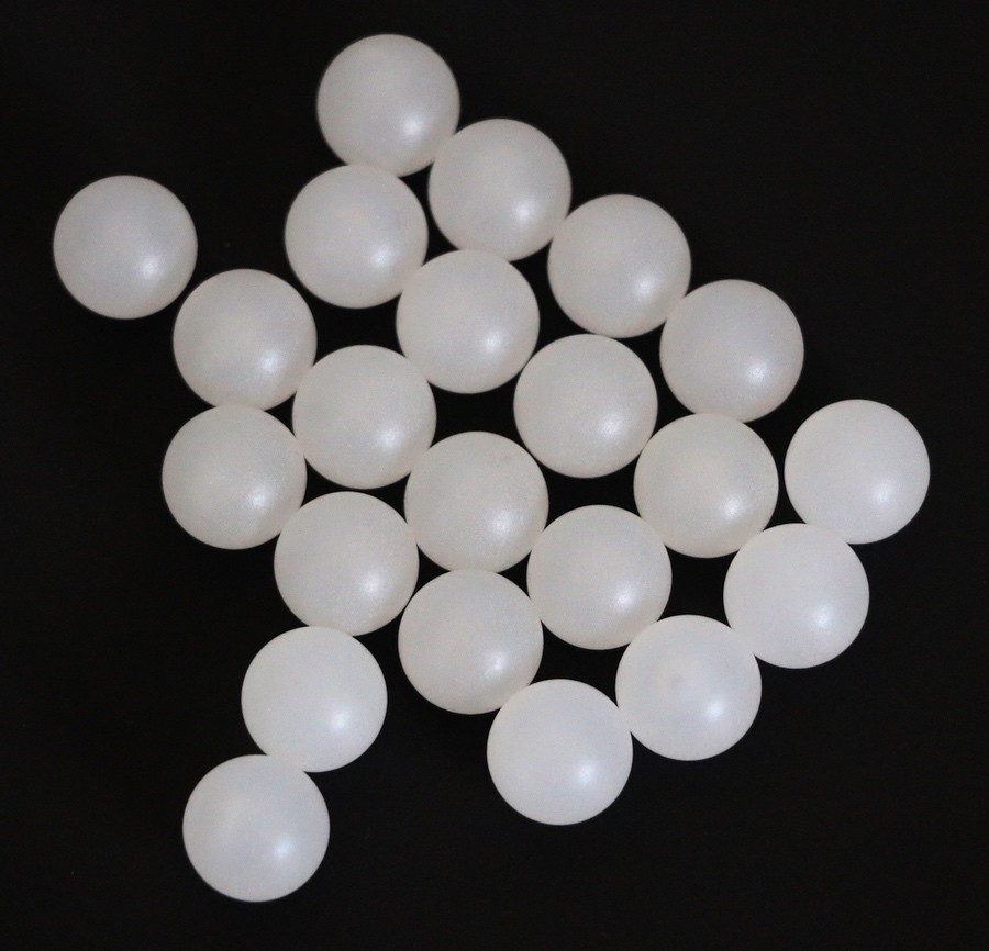 15mm Polypropylene ( PP ) Solid Plastic Bearing Balls Precision Sphere gallery