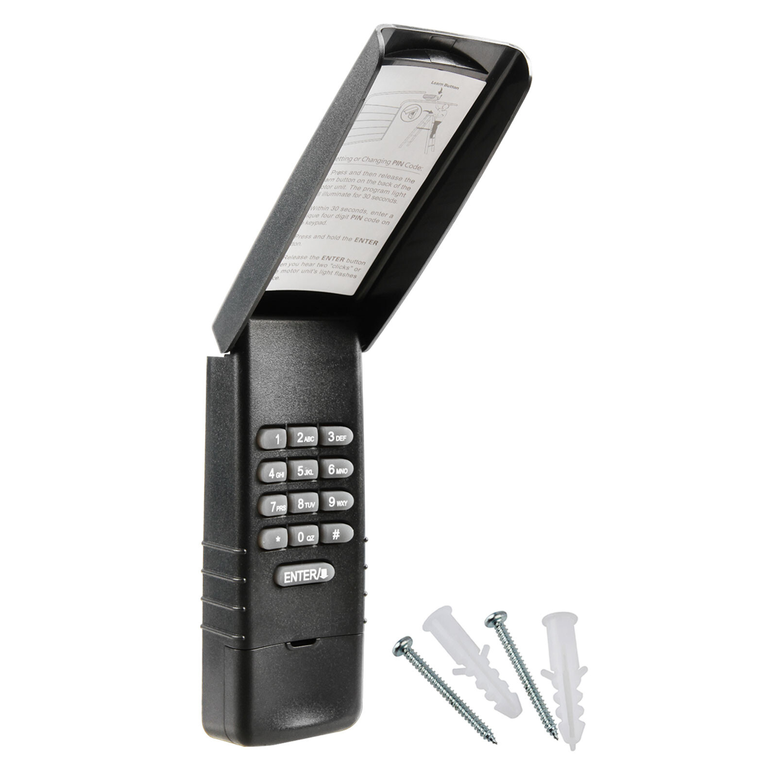 Black Shell Garage Door Remote Wall Key Pad for Liftmaster 877LM gallery