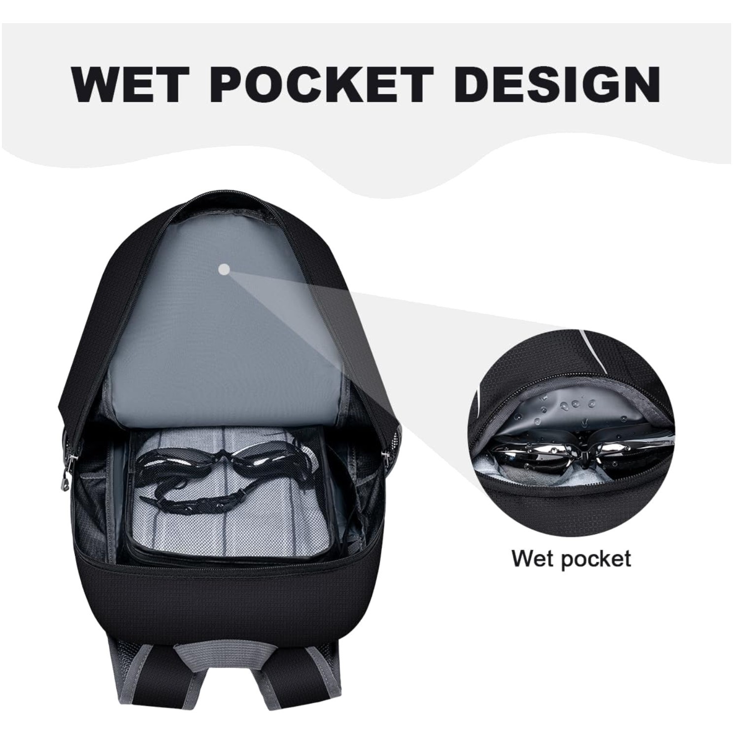 Foldable Waterproof Daypack - Lightweight Hiking Backpack