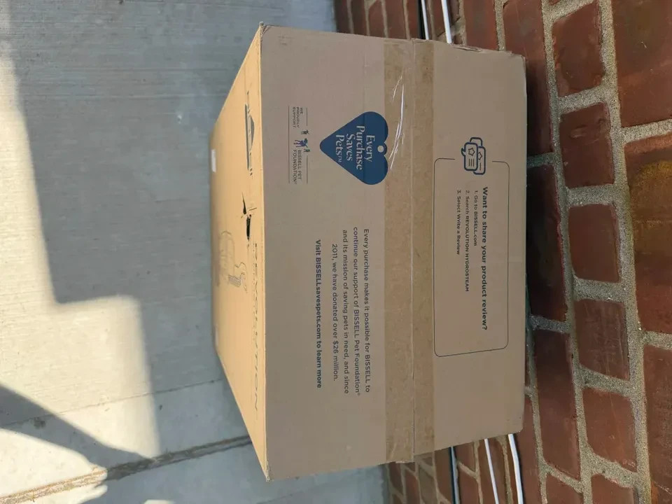 BISSELL REVOLUTION HYDROSTEAM UPRIGHT PET CARPET CLEANER 4123 NEW IN BOX gallery