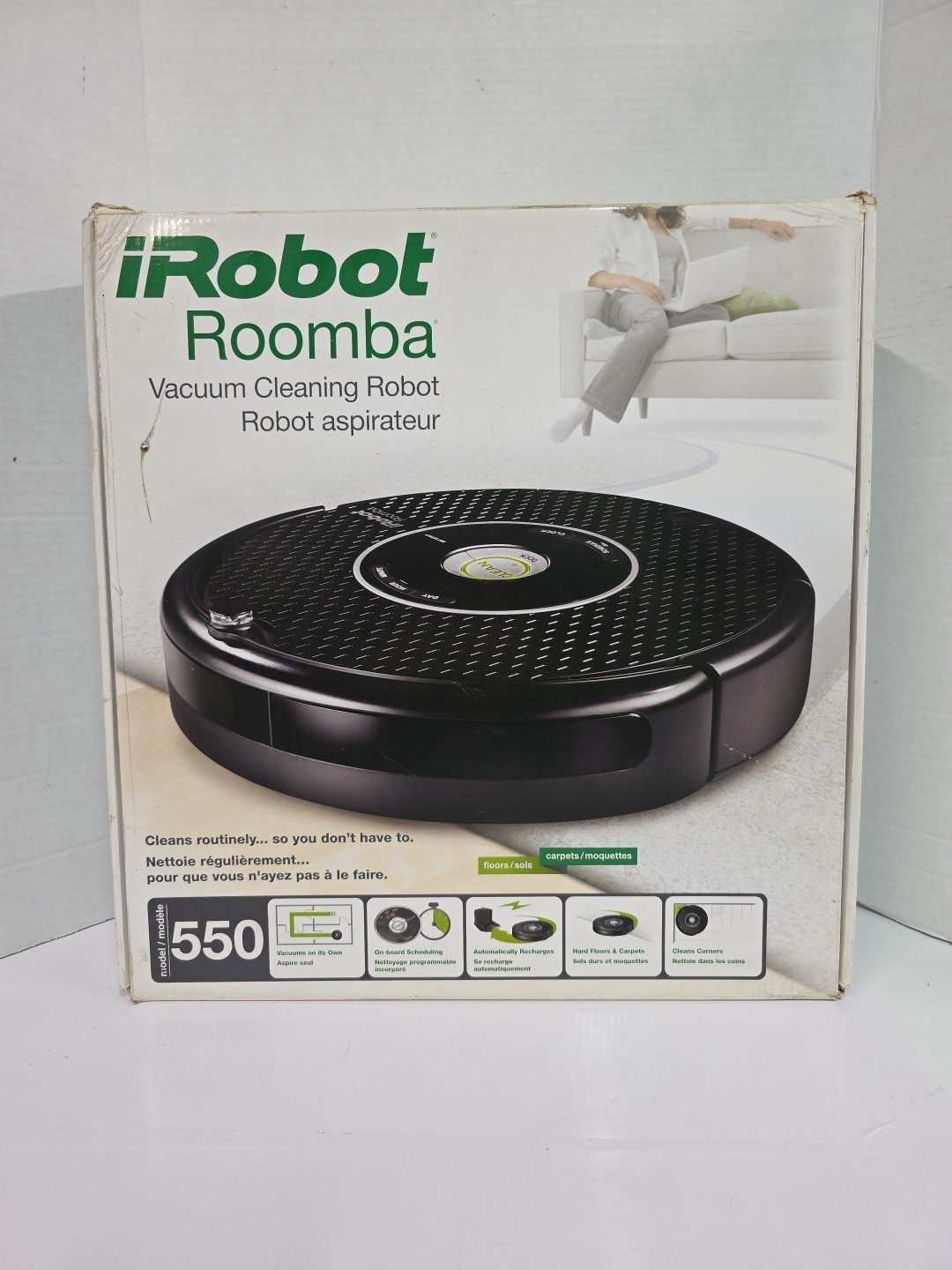 IRobot Roomba 550 Tested Working Very Clean Original Box Extra Brushes + Filter gallery
