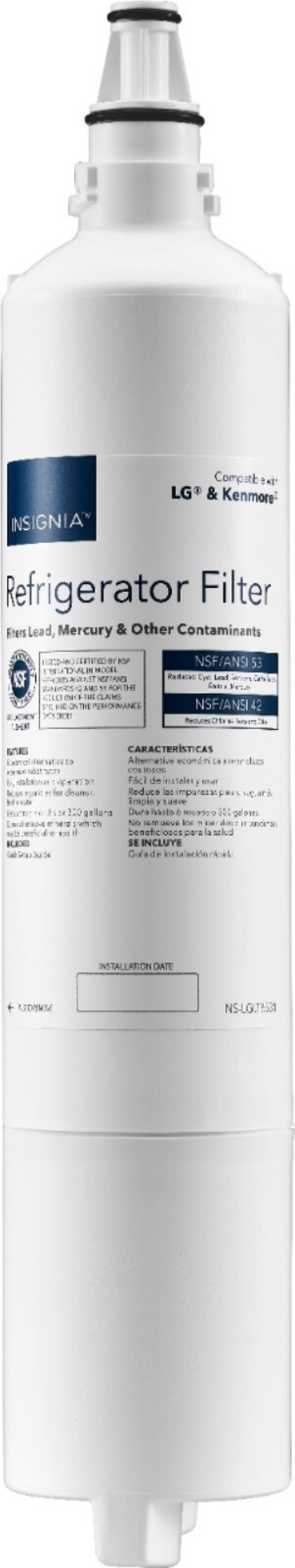 NEW 3-PACK Insignia NSF 53 Water Filter Replacement for LG Refrigerator LT600P gallery