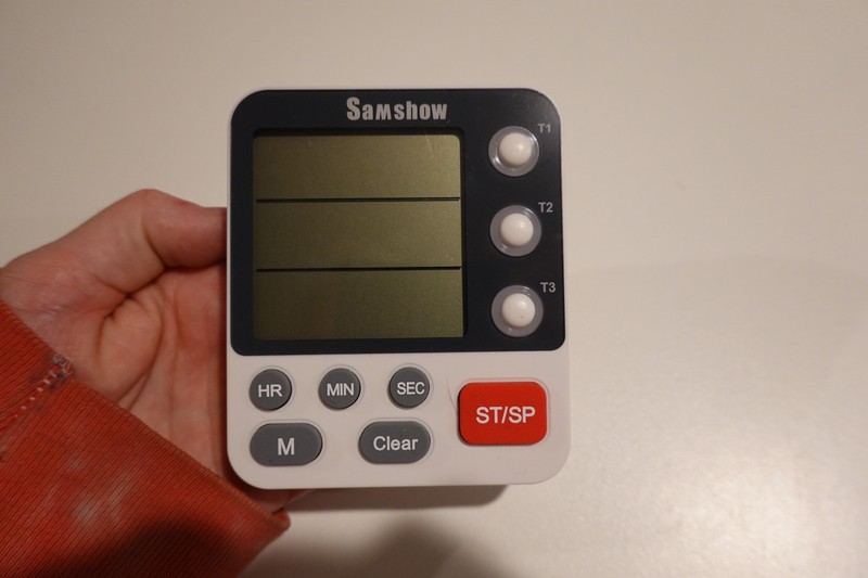 Digital Dual Kitchen Timer, 3 Channels Countdown Triple Timer for Cooking, Magne gallery