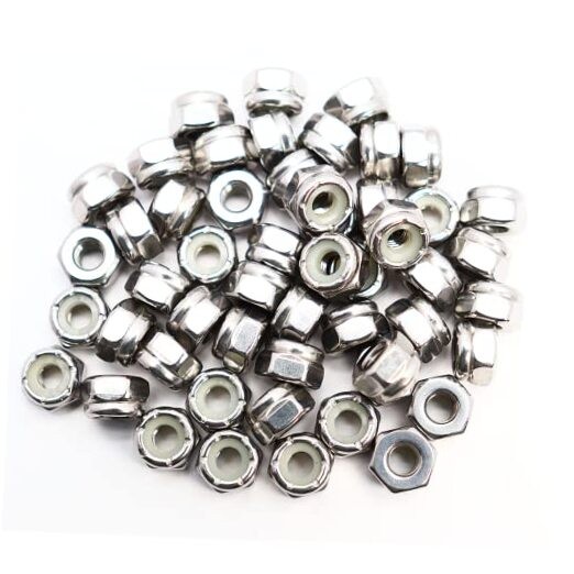 #10-32 Nylon Insert Hex Lock Nuts 50 Pack 304 Stainless Steel #10-32 (50 pcs) gallery