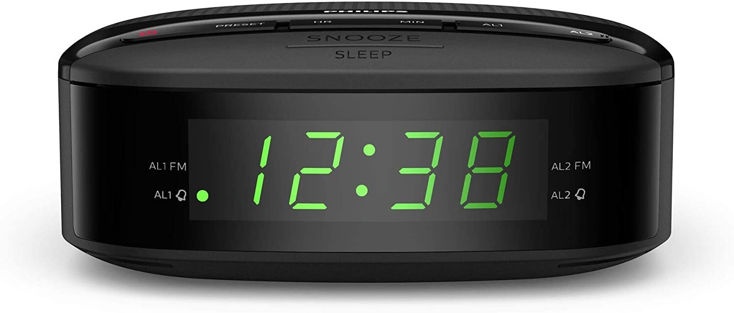 Philips Audio TAR3205 LED Clock Radio with FM Digital Radio and Dual Alarm gallery