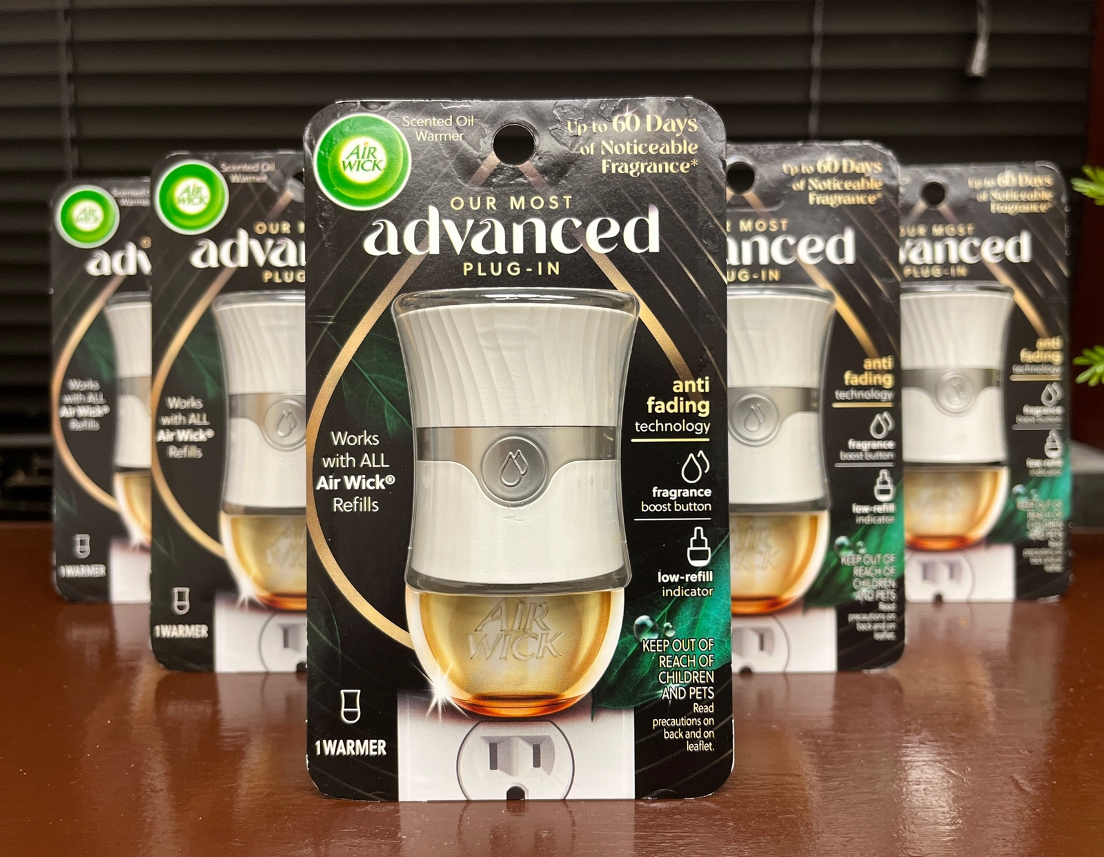 Lot 5 Air Wick Advanced Plug in Scented Oil Air Freshener Essential Oils Warmer gallery