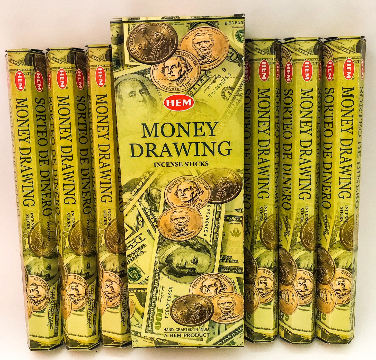 Hem Money Drawing Incense Sticks - Pick 20-40-80-100-120-160-200 Free Shipping gallery