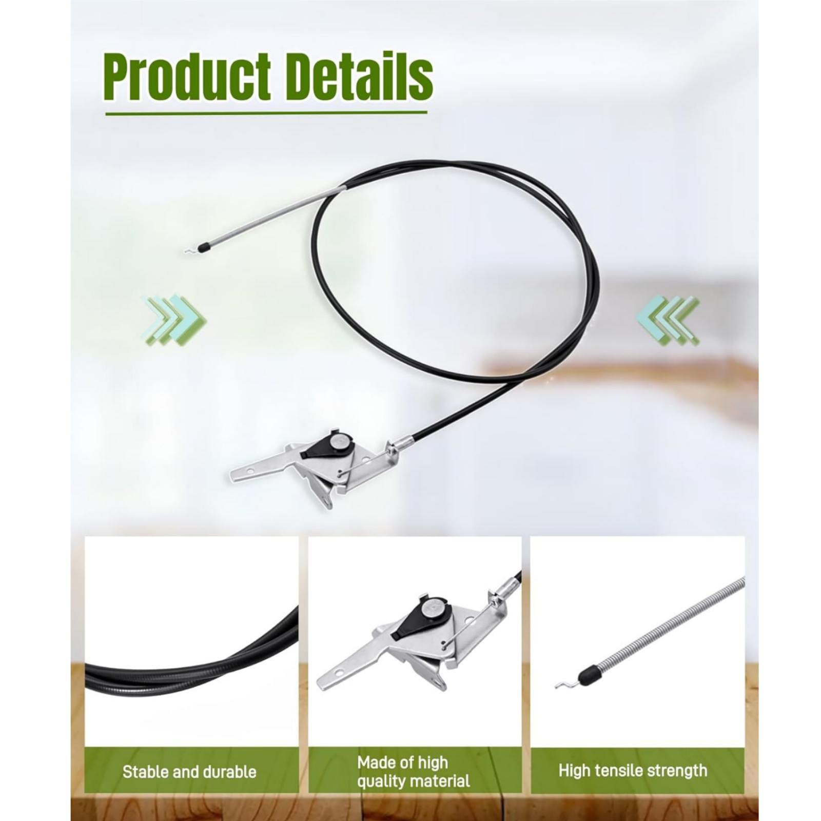 Easy-to-install Mower Throttle Choke Cable 746P05811 For Cub Cadet Ultima Series gallery