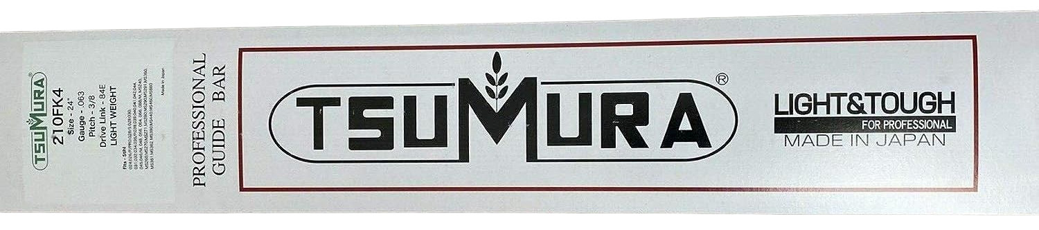 24" -25" TsuMura LIGHT WEIGHT Guide Bar 3/8-063-84DL fits Stihl WITH FREE CHAIN! gallery
