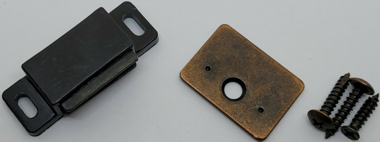 Brown & Black Plastic Magnetic Catch with Fixed Strike Plate lock mailbox cabine gallery