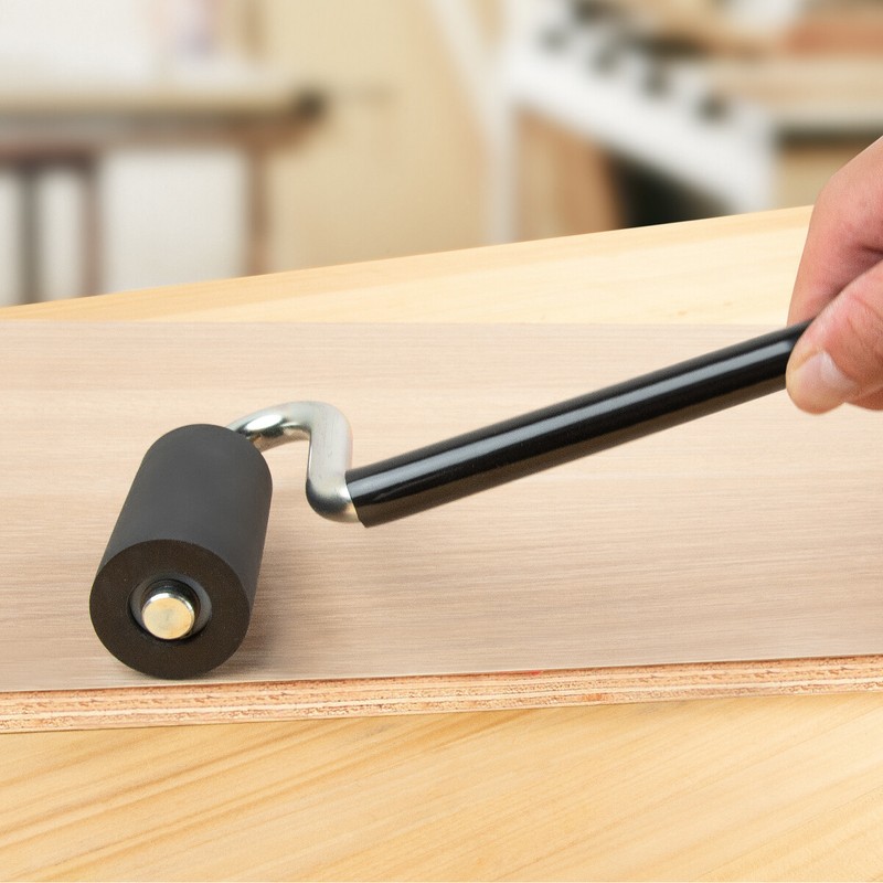 POWERTEC Long Handle J-Roller with Rubber Roller, 1-1/2-Inch by 3-Inch (71010) gallery