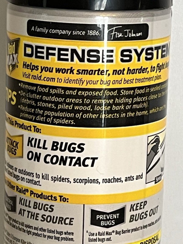 Raid Max Spider & Scorpion Killer Bug Spray 12 oz. Indoor & Outdoor gallery