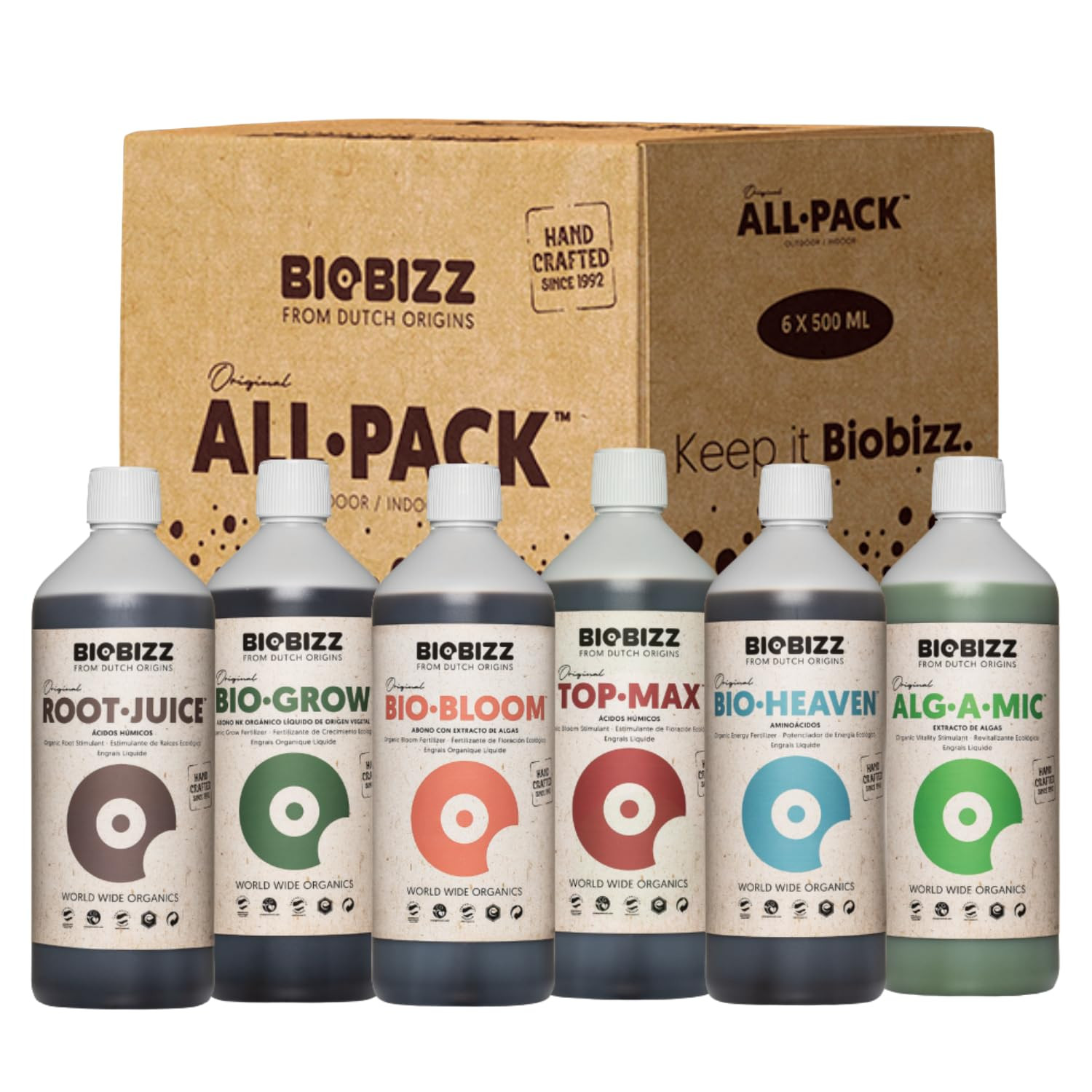 All-Pack Indoor - Complete Organic Fertilizer Kit (6 X 16.9 Fl Oz) | Liquid Plan gallery