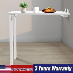 Folding Dining Table Wall Mounted Table L-shape Learning Home Hanging Table