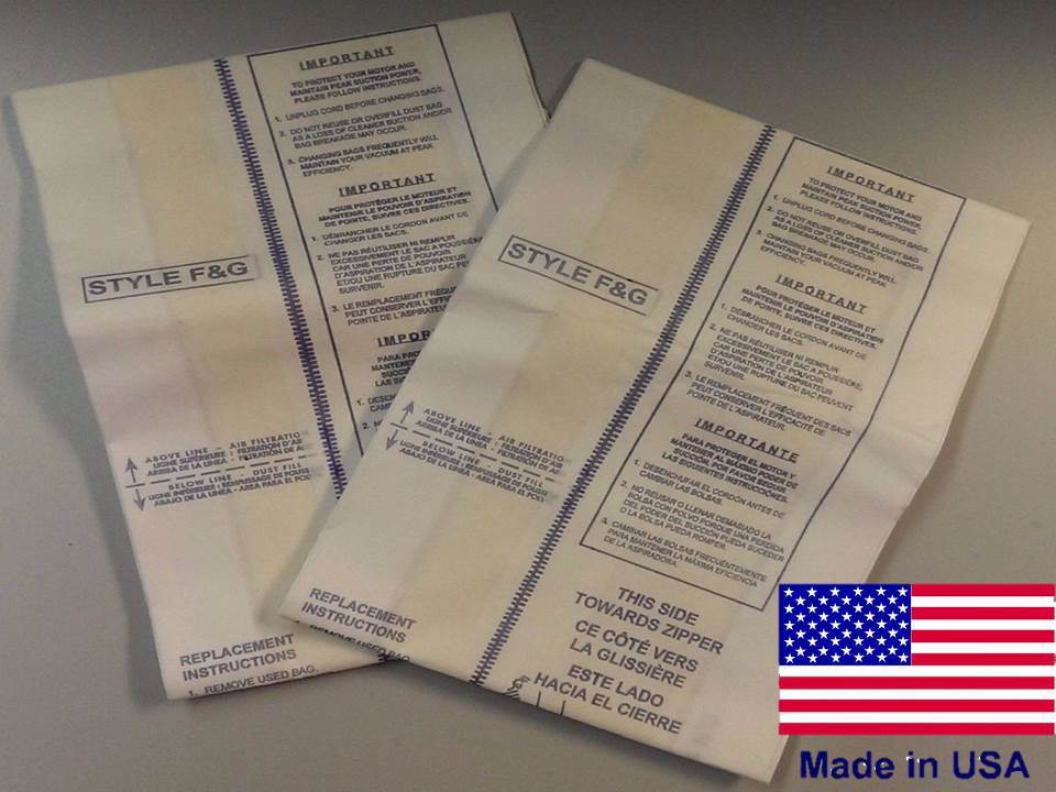 Eureka Style F&G Upright Vacuum Cleaner Bags 4 Pk Made in USA !! gallery