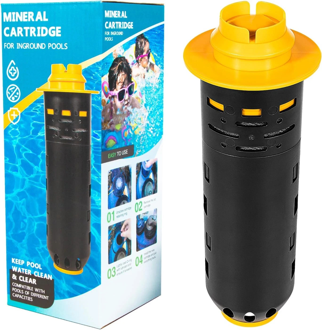 For Zodiac Nature2 Duoclear Fusion Mineral Cartridge W28000 W28001 35000 Gallons gallery