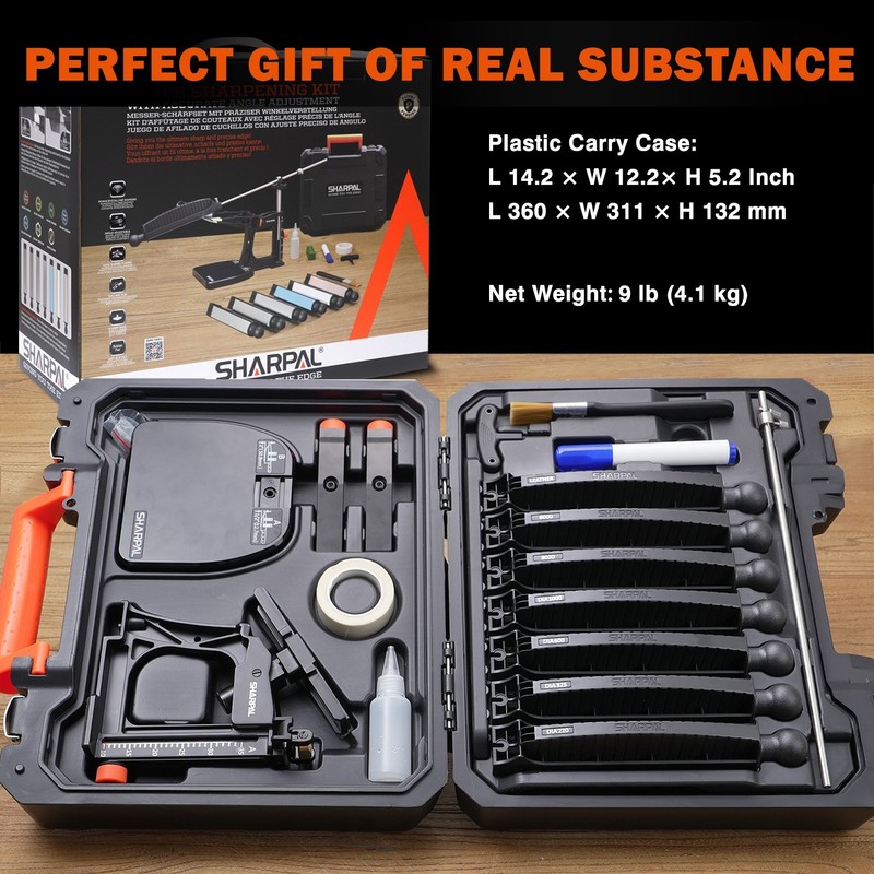 SHARPAL 202H Precision Knife Sharpening System–Adjustable Angle 10–35° gallery