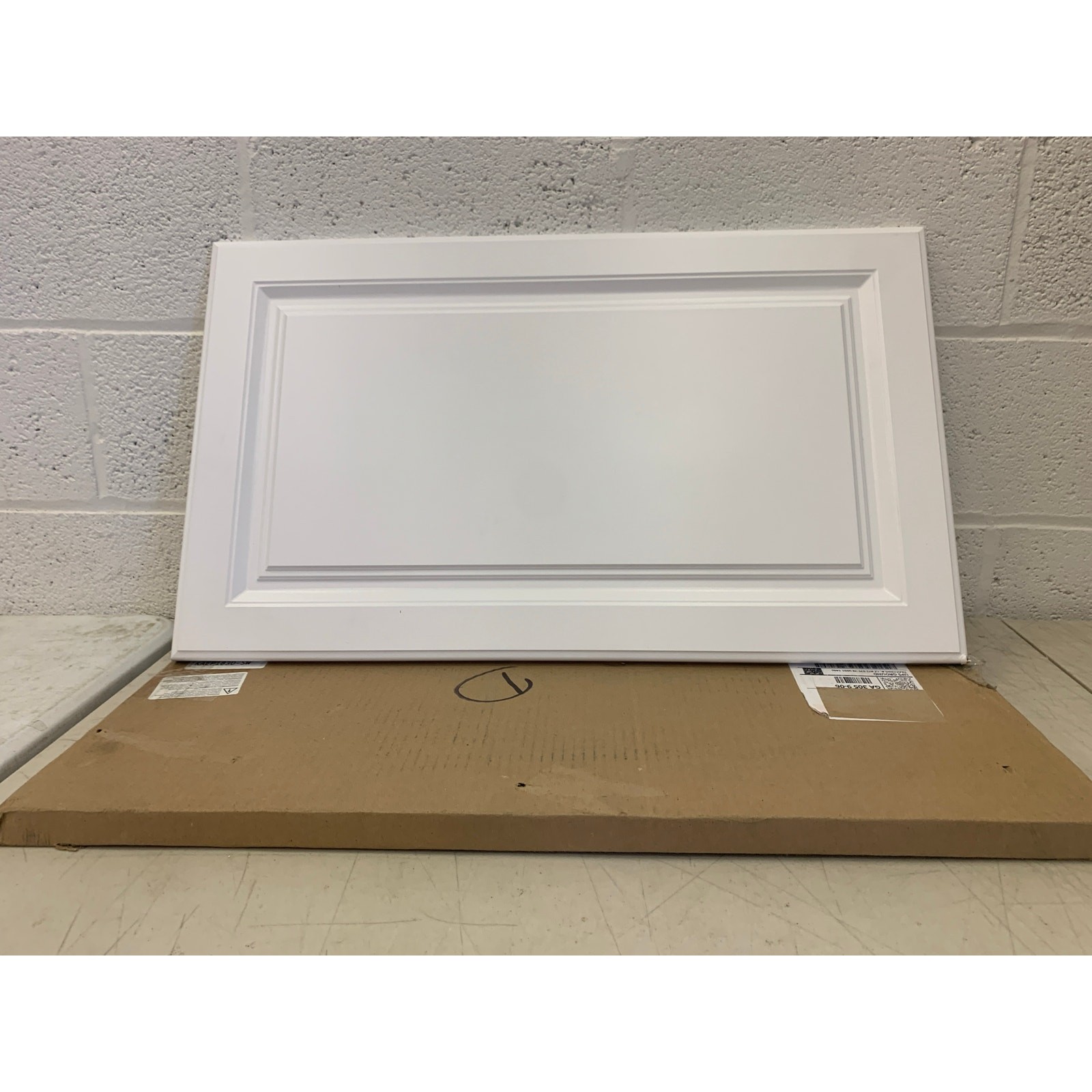 Hampton Bay Hampton Island Decorative End Panel in Satin White, SEE DETAILS gallery