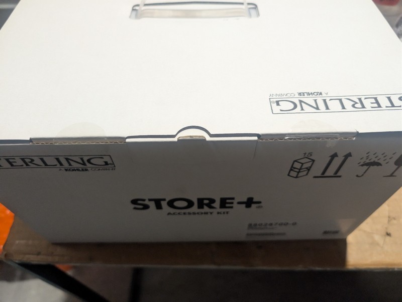 Sterling Store+ Basic 10-Piece Shelf Bin Caddy Accessory Kit in White 88028700-0 gallery
