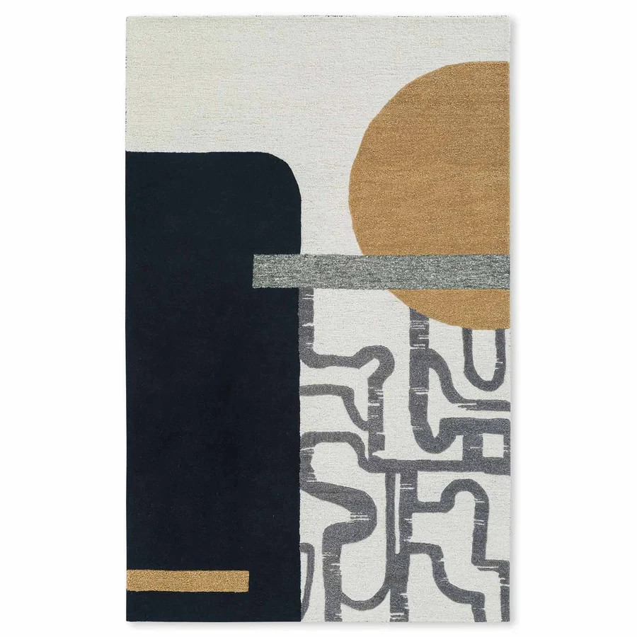 Hand Tufted Woollen Rug Color Multicolor Luxury Design Handmade Area Carpet Rug gallery