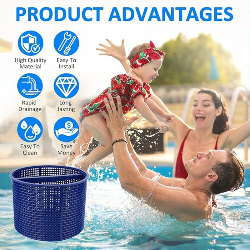Replacement Pool Accessory Skimmer Basket SP1082/SP1084 Strong ABS Material gallery