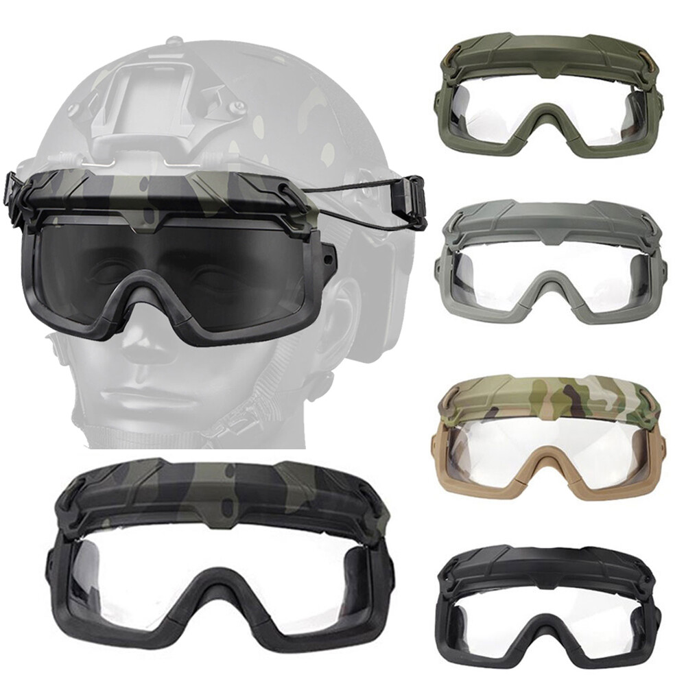 Tactical Airsoft Goggles Windproof Anti Fog CS Combat Eye Protection Goggles gallery