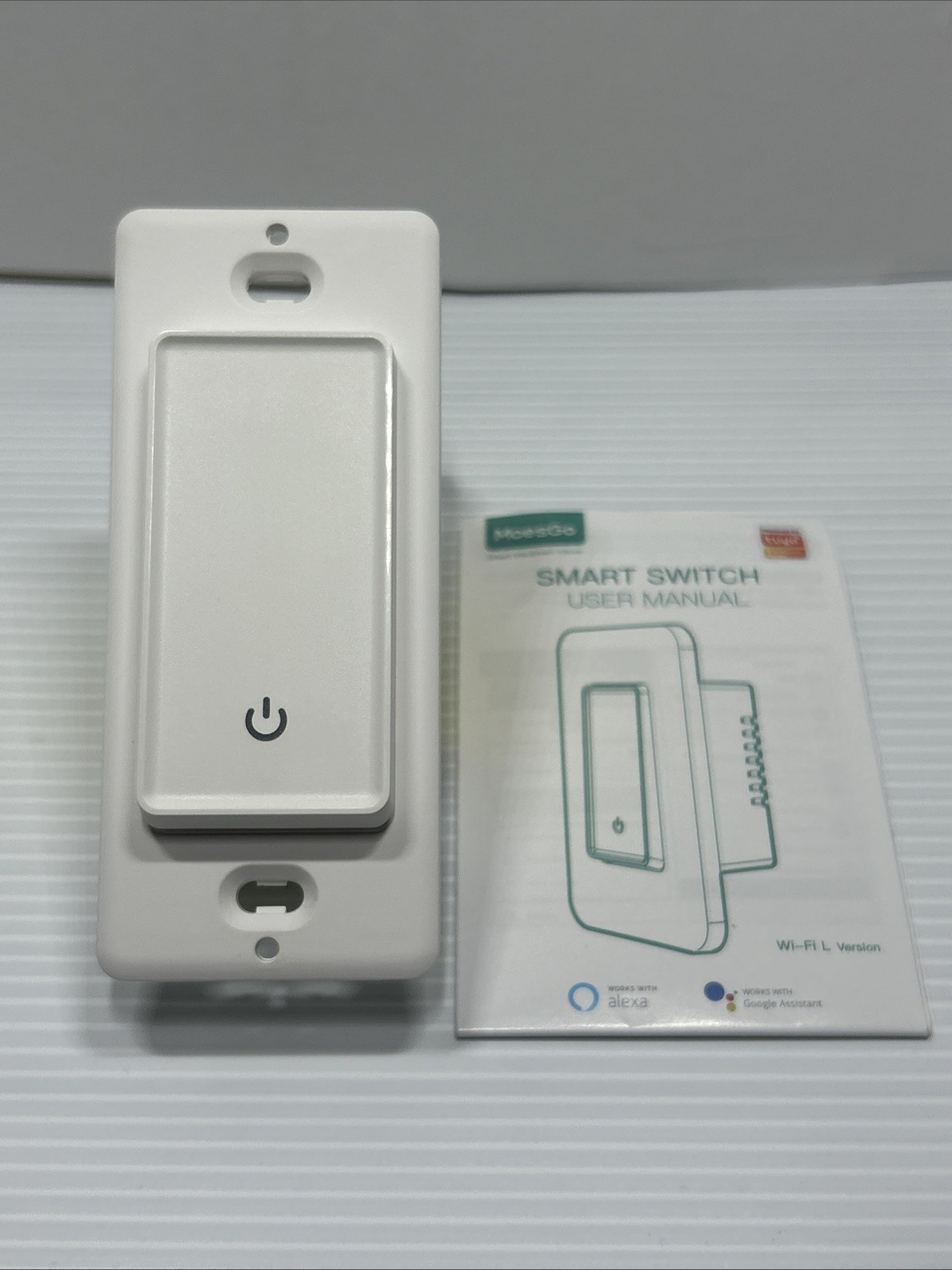 MOES WiFi Smart Light Switch No Neutral Wire Required No Capacitor Alexa Google gallery