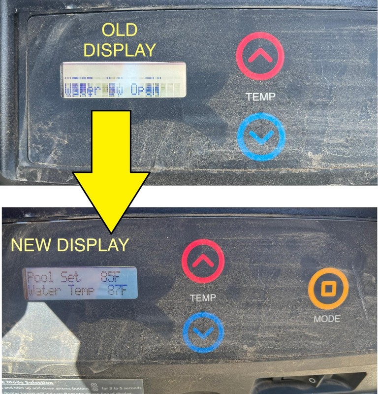 LCD Display Pool Stat Kit for Raypak Heater 185B 265B 335B 206A 266A 336A 406A gallery