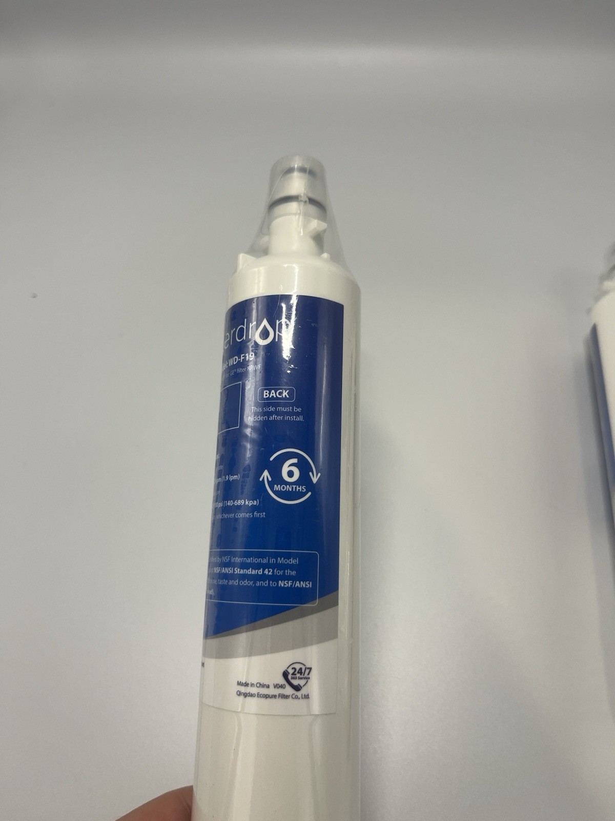 Waterdrop Refrigerator Water Filters WD-F19, Replacement For GE RPWF Lot Of 5 gallery