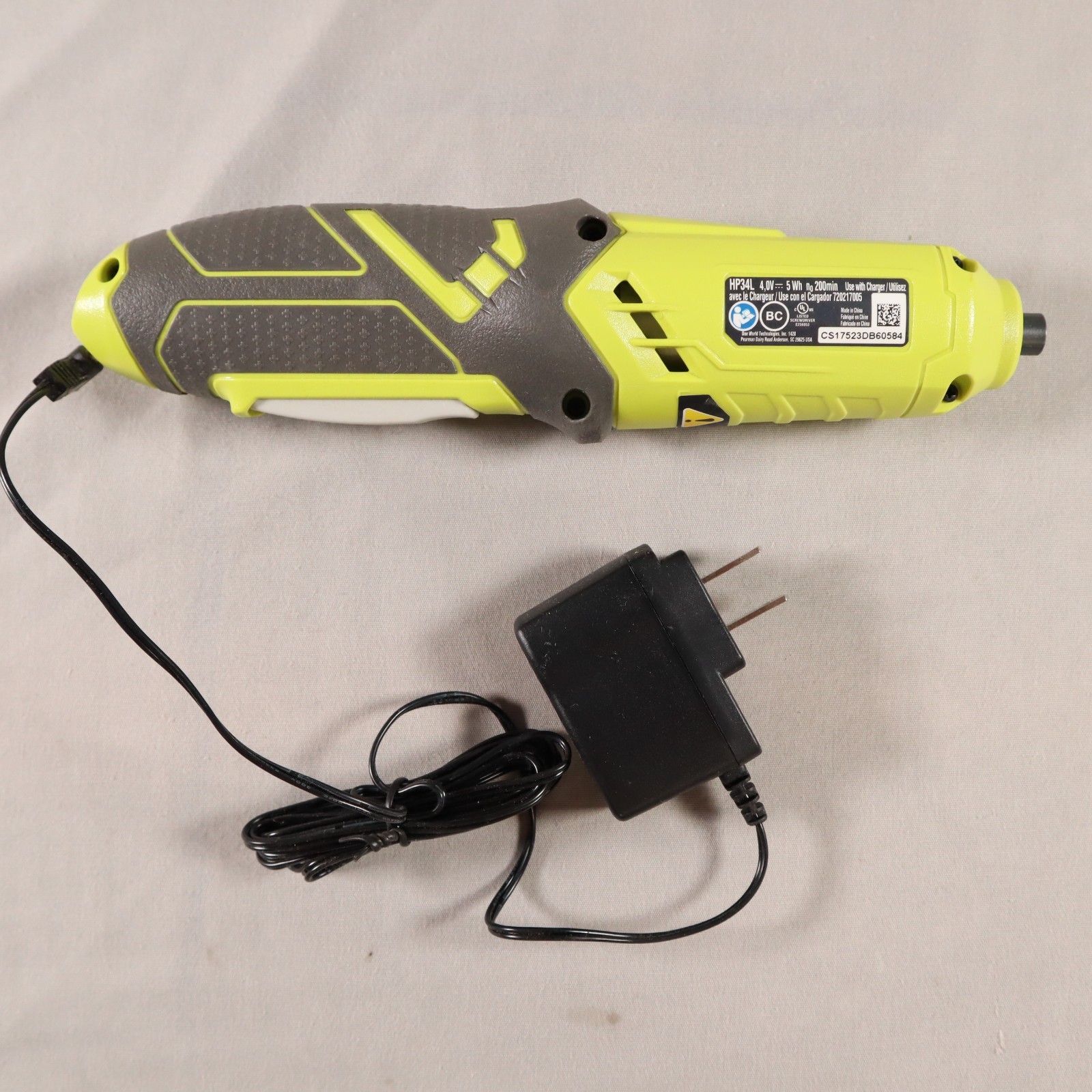 Ryobi HP34L 4V Lithium-Ion Screwdriver Compact Lightweight w/ Charger Tested gallery