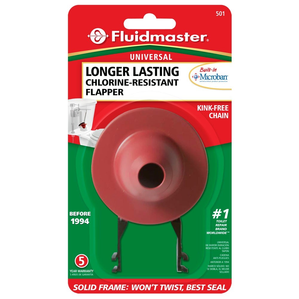FLUIDMASTER SUPER BULL´S EYE THERMOPLASTIC FLAPPER WITH MICROBAN gallery
