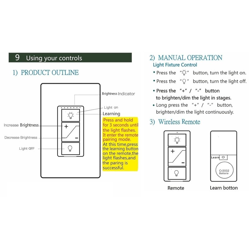 Smart Dimmer Light Switch, Single Pole, Alexa Compatible, No Hub Required, Wh... gallery