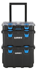 HART Stack System Mobile Tool Storage Organization Black Blue Modular ToolboxCar