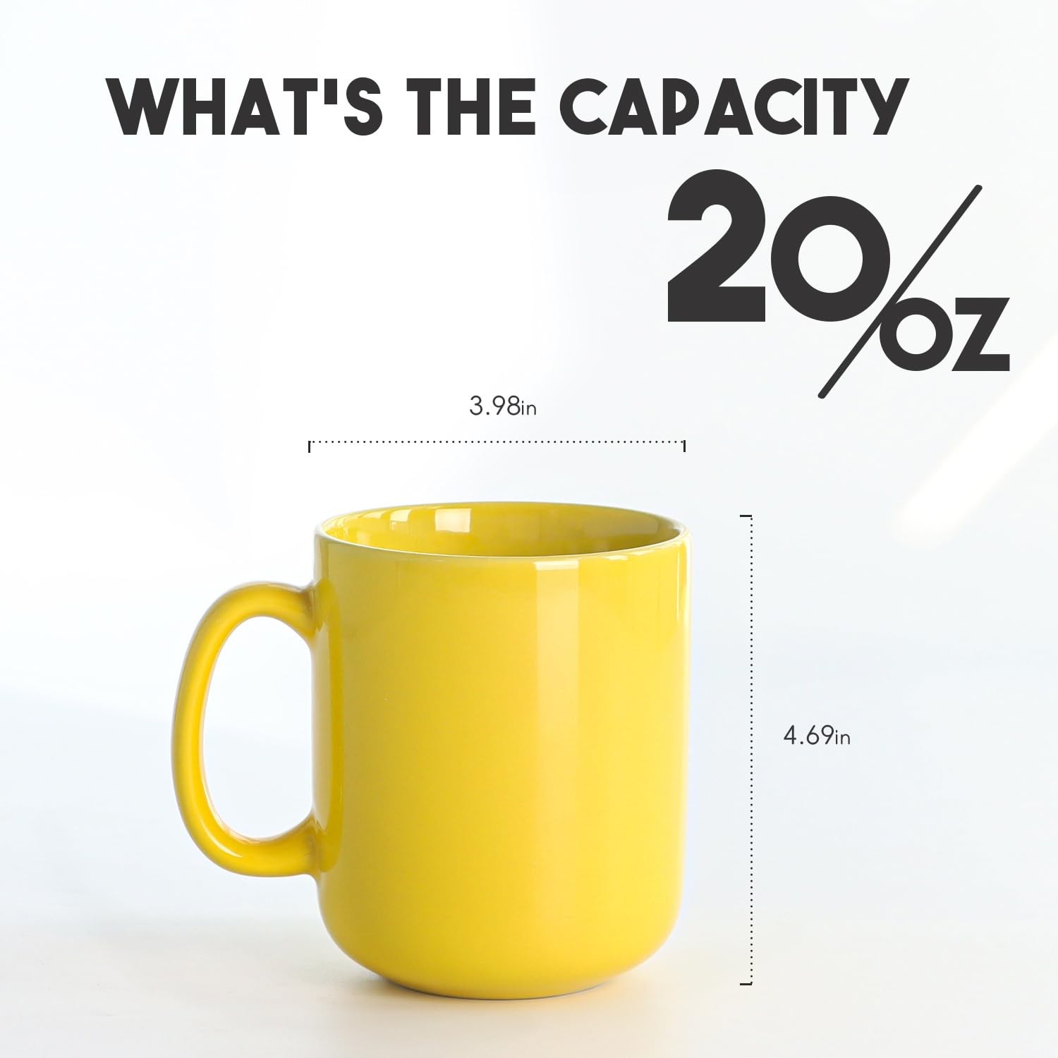 20 OZ Large Coffee Mug, Smooth Ceramic Tea Cup for Office and Home, Big Capac... gallery
