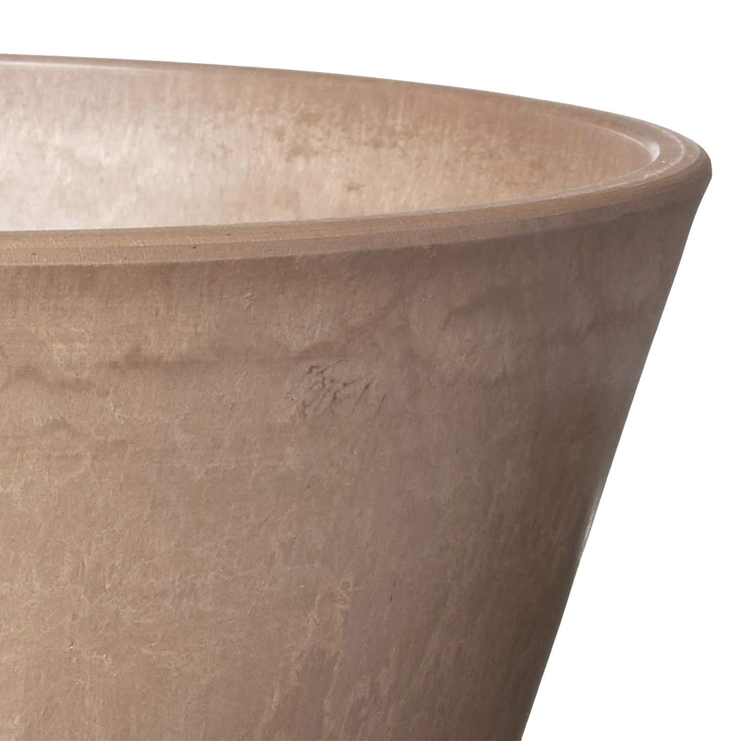 PSW Pot Collection TD25TP Plastic/Stone/Wood Composite Shallow Bulb Pan No D... gallery