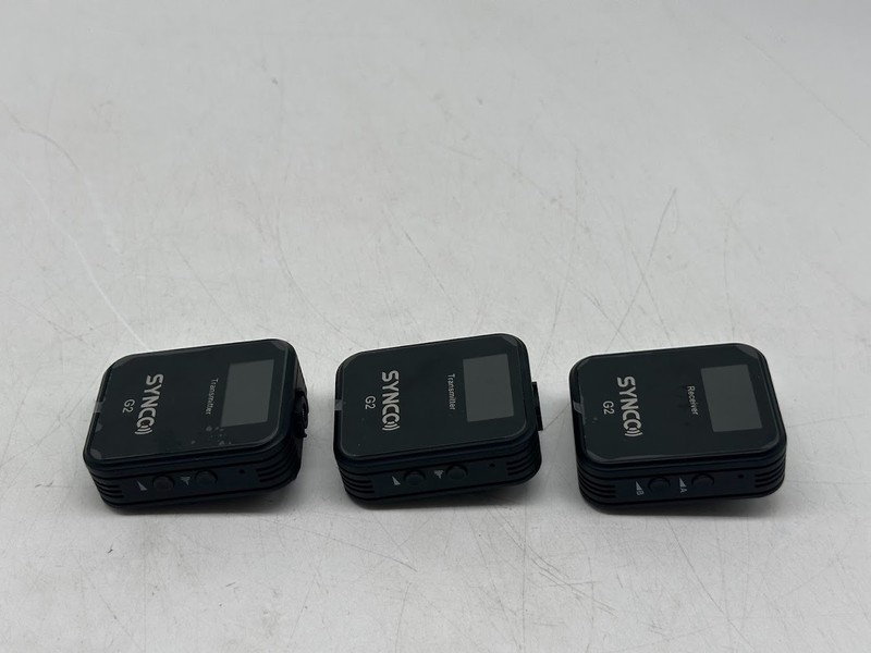 SYNCO Wireless Lavalier Microphone, G2(A2) 2.4G Dual Transmitter 48KHz 24Bit gallery