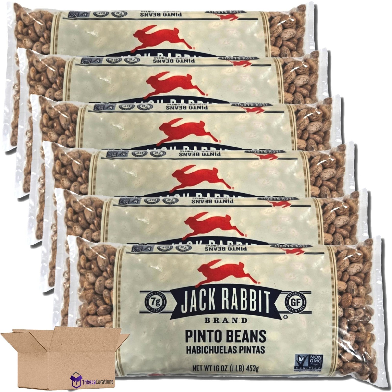 Jack Rabbit Pinto Beans, 16 Oz | Pack of 6 gallery