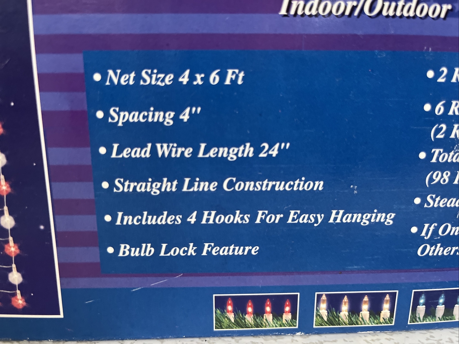 American Flag Light Set 4 x 6 Ft Fourth of July Indoor / Outdoor Sterling New gallery