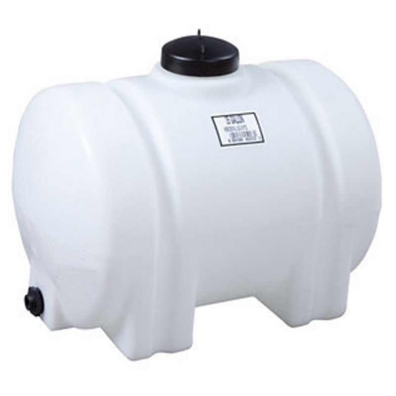 35 Gallon Horizontal Plastic Water Storage Tank with 3/4" Garden hose valve gallery